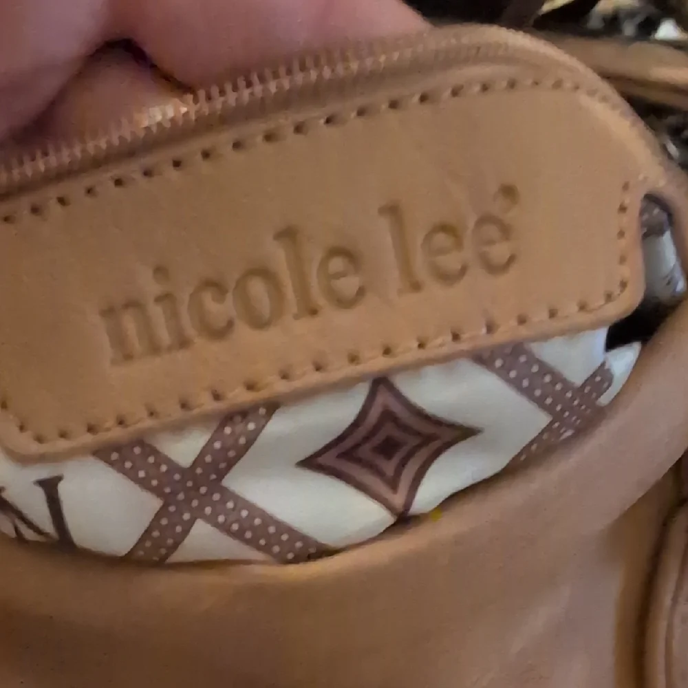 Nicole Lee Tan Shoulder Bag with Artisanal Craftsmanship - Picture 2 of 14